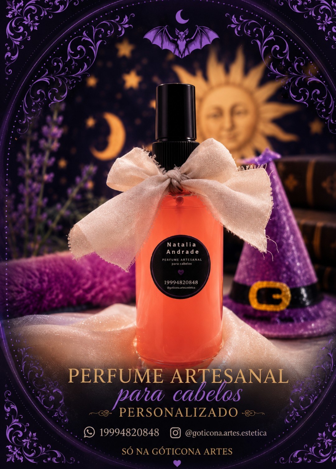 Foto de Perfume Artesanal para CABELOS PERSONALIZADO 120ml